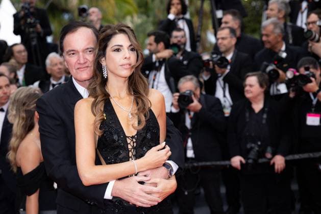 Cannes - Nouvelle Vague Red Carpet Daniella Tarantino and Quentin Tarantino attend the Nouvelle Vague (New Wave) red carpet at the 78th annual Cannes Film Festival at Palais des Festivals on May 17, 2025 in Cannes, France. Photo by Shootpix ABACAPRESS.COM Cannes France  Copyright: xShootpix ABACAx