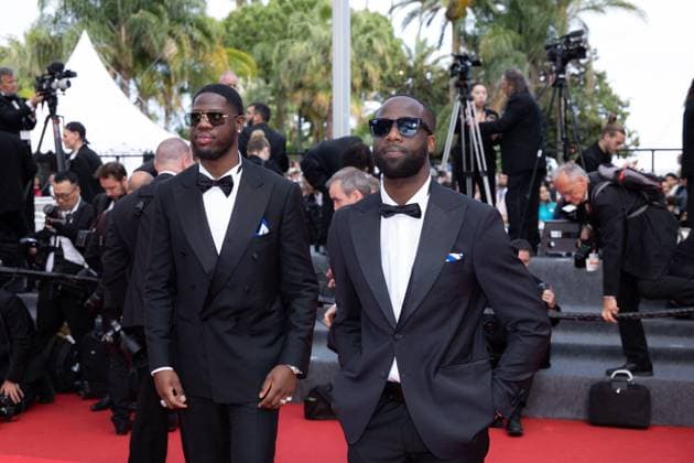 Cannes - Nouvelle Vague Red Carpet Franglish, (Gédéon Mundele Ngolo), Joss Mundele aka Joss Stinson attend the Nouvelle Vague (New Wave) red carpet at the 78th annual Cannes Film Festival at Palais des Festivals on May 17, 2025 in Cannes, France. Photo by Shootpix ABACAPRESS.COM Cannes France  Copyright: xShootpix ABACAx