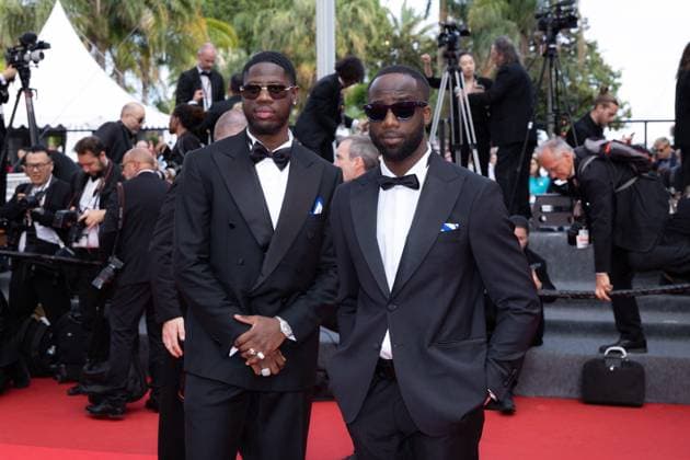 Cannes - Nouvelle Vague Red Carpet Franglish, (Gédéon Mundele Ngolo), Joss Mundele aka Joss Stinson attend the Nouvelle Vague (New Wave) red carpet at the 78th annual Cannes Film Festival at Palais des Festivals on May 17, 2025 in Cannes, France. Photo by Shootpix ABACAPRESS.COM Cannes France  Copyright: xShootpix ABACAx