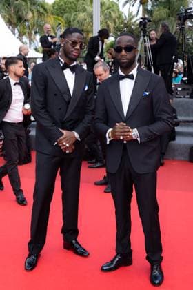 Cannes - Nouvelle Vague Red Carpet Franglish, (Gédéon Mundele Ngolo), Joss Mundele aka Joss Stinson attend the Nouvelle Vague (New Wave) red carpet at the 78th annual Cannes Film Festival at Palais des Festivals on May 17, 2025 in Cannes, France. Photo by Shootpix ABACAPRESS.COM Cannes France  Copyright: xShootpix ABACAx