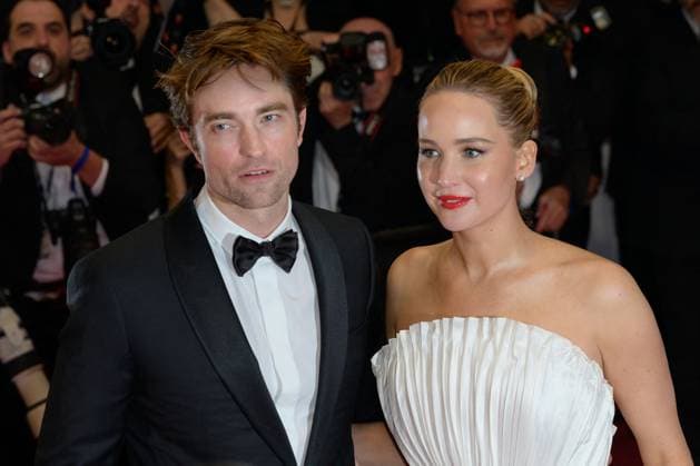 Cannes Die My Love Red Carpet NG Jennifer Lawrence and Robert Pattinson attending the ‘Die My Love’ Screening and Red Carpet at Palais Des Festivals in Cannes, France on May 17 2025 as part of the 78th Cannes Film Festival. Photo by Nicolas Genin ABACAPRESS.COM Cannes France  Copyright: xGeninxNicolas ABACAx