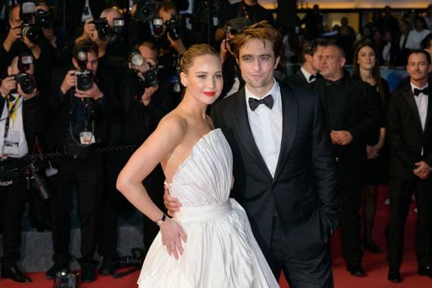 Cannes Die My Love Red Carpet NG Jennifer Lawrence and Robert Pattinson attending the ‘Die My Love’ Screening and Red Carpet at Palais Des Festivals in Cannes, France on May 17 2025 as part of the 78th Cannes Film Festival. Photo by Nicolas Genin ABACAPRESS.COM Cannes France  Copyright: xGeninxNicolas ABACAx