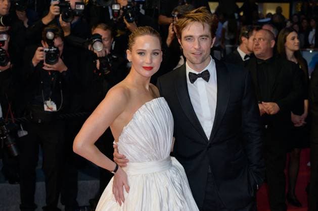 Cannes Die My Love Red Carpet NG Jennifer Lawrence and Robert Pattinson attending the ‘Die My Love’ Screening and Red Carpet at Palais Des Festivals in Cannes, France on May 17 2025 as part of the 78th Cannes Film Festival. Photo by Nicolas Genin ABACAPRESS.COM Cannes France  Copyright: xGeninxNicolas ABACAx