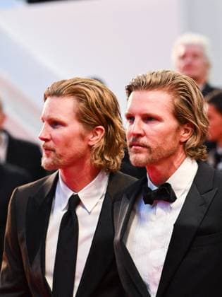 Cannes, 78th Cannes Film Festival 2025 - evening 5 - red carpet of the film Die, My Love Cannes, 78th Cannes Film Festival 2025 - evening 5 - red carpet of the film Die My Love - In the photo: Trent Luckinbill and Thad Luckinbill cannes France  Copyright: xIPA ABACAx