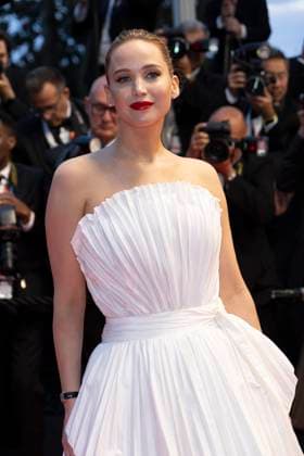 Die My Love red carpet Jennifer Lawrence attends the Die My Love red carpet at the 78th annual Cannes Film Festival at Palais des Festivals on May 17, 2025 in Cannes, France.  Copyright: x Chassery+Courdjix