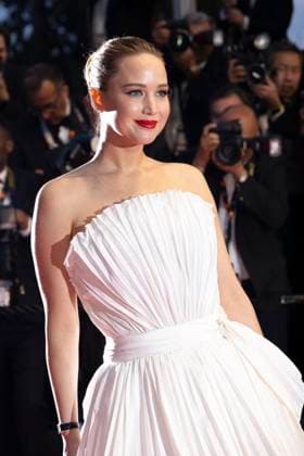 Die My Love red carpet Jennifer Lawrence attends the Die My Love red carpet at the 78th annual Cannes Film Festival at Palais des Festivals on May 17, 2025 in Cannes, France.  Copyright: x Chassery+Courdjix