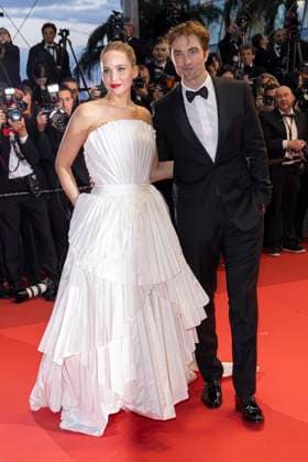 Die My Love red carpet Jennifer Lawrence and Robert Pattinson attend the Die My Love red carpet at the 78th annual Cannes Film Festival at Palais des Festivals on May 17, 2025 in Cannes, France.  Copyright: x Chassery+Courdjix