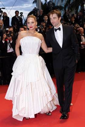 Die My Love red carpet Jennifer Lawrence and Robert Pattinson attend the Die My Love red carpet at the 78th annual Cannes Film Festival at Palais des Festivals on May 17, 2025 in Cannes, France.  Copyright: x Chassery+Courdjix