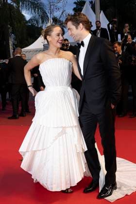 Die My Love red carpet Jennifer Lawrence and Robert Pattinson attend the Die My Love red carpet at the 78th annual Cannes Film Festival at Palais des Festivals on May 17, 2025 in Cannes, France.  Copyright: x Chassery+Courdjix