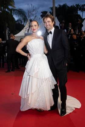Die My Love red carpet Jennifer Lawrence and Robert Pattinson attend the Die My Love red carpet at the 78th annual Cannes Film Festival at Palais des Festivals on May 17, 2025 in Cannes, France.  Copyright: x Chassery+Courdjix