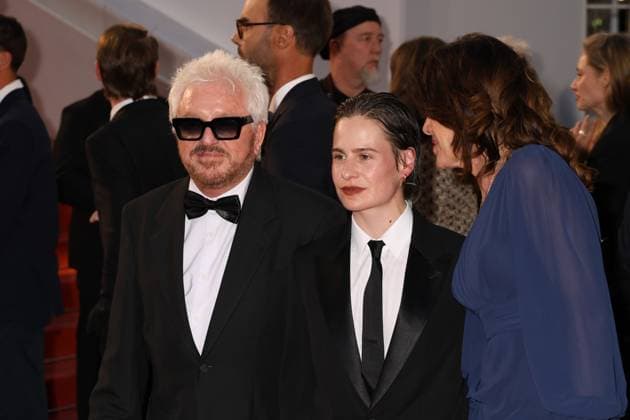78eme Festival International du Film de Cannes Montée des marches du film Die my love 78th Cannes Film Festival Red carpet of the film Die my love Marc Cerrone and Chris 444527 2025 05 17 Cannes France  Copyright: xIsabellexVautierx xStarfacex STAR_444527_020
