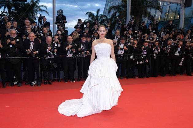 Die My Love Red Carpet - The 78th Annual Cannes Film Festival Jennifer Lawrence attend the Die My Love red carpet during The 78th Annual Cannes Film Festival at Palais des Festivals on May 17, 2025 in Cannes, France.  Copyright: xKazukoxWakayamax