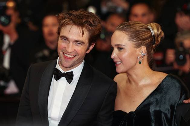 May 18, 2025, Cannes, Alpes Cote Dazur, France: The 78th Cannes Film Festival is taking place in Cannes from May 13 to 24. Robert Pattinson and Jennifer Lawrence attend the Die my love red carpet at the 78th annual Cannes Film Festival. Cannes France - ZUMAt227 20250518_zip_t227_002 Copyright: xMarinaxTakimotox