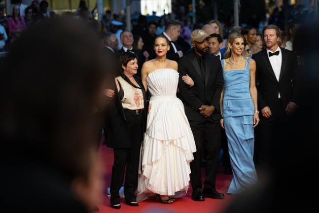 78. Internationalen Filmfestspiele von Cannes 2025 Cannes, Frankreich - 17.5.2024: Lynne Ramsay, Jennifer Lawrence, LaKeith Stanfield and Molly Smith während des - Die My Love - Roten Teppich der 78. Internationalen Filmfestspiele von Cannes. Die 78. Internationalen Filmfestspiele von Cannes finden vom 13. bis 24. Mai 2025 statt. Provence-Alpes-Cote d Azur