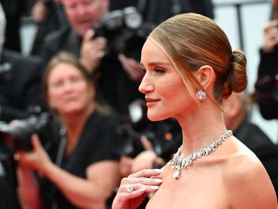 Cannes, 78th Cannes Film Festival 2025 - evening 5 - red carpet of the film Die, My Love Cannes, 78th Cannes Film Festival 2025 - evening 5 - red carpet of the film Die, My Love . In the photo Rosie Huntington-Whiteley Cannes France  Copyright: xIPA ABACAx
