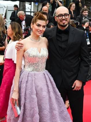 Cannes, 78th Cannes Film Festival 2025 - evening 5 - I Beauty Cannes, 78th Cannes Film Festival 2025 - evening 5 - red carpet of the film Nouvelle Vague In the photo: Blanca Blanco and Octavio Blanco cannes France  Copyright: xIPA ABACAx
