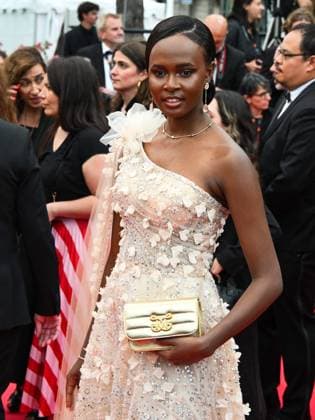 Cannes, 78th Cannes Film Festival 2025 - evening 5 - I Beauty Cannes, 78th Cannes Film Festival 2025 - evening 5 - red carpet of the film Nouvelle Vague In the photo: Axelle René cannes France  Copyright: xIPA ABACAx