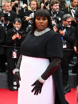 Cannes, 78th Cannes Film Festival 2025 - evening 5 - I Beauty Cannes, 78th Cannes Film Festival 2025 - evening 5 - red carpet of the film Nouvelle Vague - In the photo: Yseult, Aseel Omran cannes France  Copyright: xIPA ABACAx