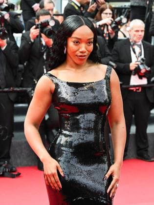 Cannes, 78th Cannes Film Festival 2025 - evening 5 - I Beauty Cannes, 78th Cannes Film Festival 2025 - evening 5 - red carpet of the film Nouvelle Vague In the photo: Naomi Ackie cannes France  Copyright: xIPA ABACAx