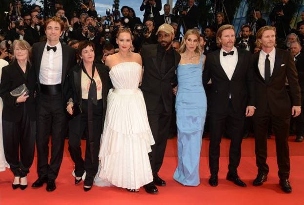May 17, 2025, Cannes, France: CANNES, FRANCE - MAY 17: Sissy Spacek, Robert Pattinson, Lynne Ramsay, Jennifer Lawrence, LaKeith Stanfield, Molly Smith, Trent Luckinbill and Thad Luckinbill attend the Die My Love red carpet at the 78th annual Cannes Film Festival at Palais des Festivals on May 17, 2025 in Cannes, France. Cannes France - ZUMAi09_ 20250517_zaf_i09_044 Copyright: xFrederickxInjimbertx