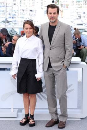 Cannes L inconnu De La Grande Arche Photocall JD Claes Bang and Marie Gade attend the L inconnu De La Grande Arche Photocall at the 78th annual Cannes Film Festival at Palais des Festivals on May 17, 2025 in Cannes, France. Photo by Jerome Domine ABACAPRESS.COM Cannes France  Copyright: xDominexJerome ABACAx