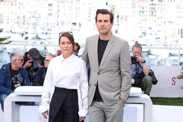 Cannes L inconnu De La Grande Arche Photocall JD Claes Bang and Marie Gade attend the L inconnu De La Grande Arche Photocall at the 78th annual Cannes Film Festival at Palais des Festivals on May 17, 2025 in Cannes, France. Photo by Jerome Domine ABACAPRESS.COM Cannes France  Copyright: xDominexJerome ABACAx
