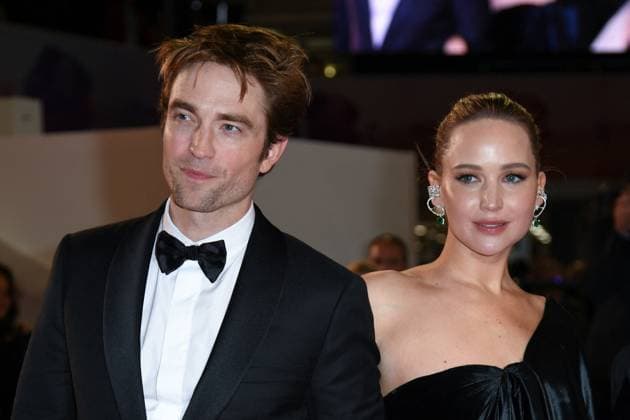 Cannes Exit Die My Love Premiere AM Robert Pattinson and Jennifer Lawrence attending the Die My Love Premiere in Cannes, France on May 17, 2025 as part of the 78th Cannes Film Festival. Photo by Aurore Marechal ABACAPRESS.COM Cannes France  Copyright: xMarechalxAurore ABACAx