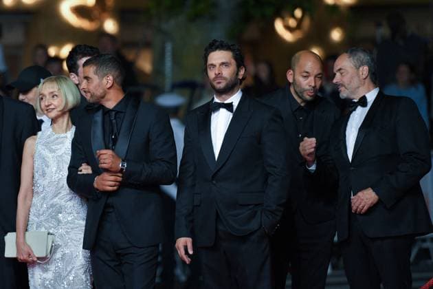 Cannes Le Roi Soleil Premiere AM Maria de Medeiros, Sofiane Zermani and Pio Marmai attending the Le Roi Soleil Premiere in Cannes, France on May 17, 2025 as part of the 78th Cannes Film Festival. Photo by Aurore Marechal ABACAPRESS.COM Cannes France  Copyright: xMarechalxAurore ABACAx