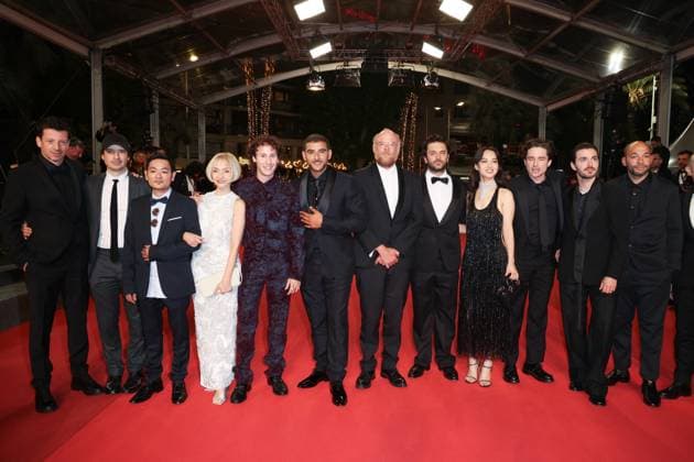 J Montée des marches du film Le roi soleil lors du 78ème Festival International du Film de Cannes Christophe Barral, Olivier Demangel, Xianzeng Pan, Maria de Medeiros, Nemo Schiffman, Sofiane Zermani, Vincent Maël Cardona, Pio Marmaï, Lucie Zhang, Joseph Olivennes, Panayotis Pascot, Toufik Ayadi Montée des marches du film Le roi soleil lors du 78ème Festival International du Film de Cannes, au Palais des Festivals à Cannes Le 17 mai 2025 Jacovides Moreau Bestimage Red carpet for the movie Le roi soleil during the 78th Cannes International Film Festival at the Palais des Festivals in Cannes, France On may 17th 2025 Cannes France Copyright: xJACOVIDES-MOREAUx xBESTIMAGExJACOVIDES-MOREAUx xBESTIMAGEx
