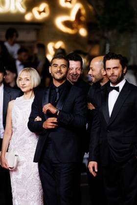 Maria de Medeiros, Sofiane Zermani, Christophe Barral, Toufik Ayadi, Pio Marmaï Montée des marches du film Le roi soleil lors du 78ème Festival International du Film de Cannes, au Palais des Festivals à Cannes Le 17 mai 2025 Jacovides Moreau Bestimage Red carpet for the movie Le roi soleil during the 78th Cannes International Film Festival at the Palais des Festivals in Cannes, France On may 17th 2025 unknown  Copyright: xJACOVIDES-MOREAUx xBESTIMAGExJACOVIDES-MOREAUx xBESTIMAGEx