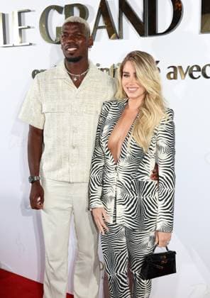Internationale Filmfestspiele von Cannes, Le Grand Diner-Dadju LE GRAND DÃŽNER-DADJU Paul Pogba et Maria Zulay Salaues. Photocall pour la SoirÃ e du Grand Diner, au Beach Club du Carlton, en prÃ sence de Dadju. France , Cannes le 18 mai 2025  Copyright: xDFYx