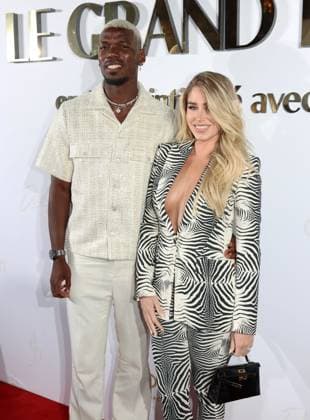 Internationale Filmfestspiele von Cannes, Le Grand Diner-Dadju LE GRAND DÃŽNER-DADJU Paul Pogba et Maria Zulay Salaues. Photocall pour la SoirÃ e du Grand Diner, au Beach Club du Carlton, en prÃ sence de Dadju. France , Cannes le 18 mai 2025  Copyright: xDFYx