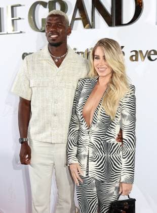 Internationale Filmfestspiele von Cannes, Le Grand Diner-Dadju LE GRAND DÃŽNER-DADJU Paul Pogba et Maria Zulay Salaues. Photocall pour la SoirÃ e du Grand Diner, au Beach Club du Carlton, en prÃ sence de Dadju. France , Cannes le 18 mai 2025  Copyright: xDFYx