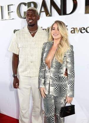 Internationale Filmfestspiele von Cannes, Le Grand Diner-Dadju LE GRAND DÃŽNER-DADJU Paul Pogba et Maria Zulay Salaues. Photocall pour la SoirÃ e du Grand Diner, au Beach Club du Carlton, en prÃ sence de Dadju. France , Cannes le 18 mai 2025  Copyright: xDFYx
