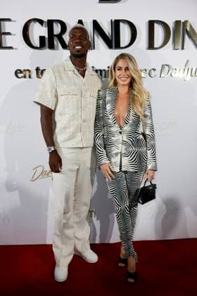 Internationale Filmfestspiele von Cannes, Le Grand Diner-Dadju Cannes - Le Grand Diner-Dadju At Carlton Paul Pogba, Maria Zulay Pogba Salaues arrive to Hotel Carlton Beach to attending Le Grand Diner-Dadju ahead the 78th annual Cannes Film Festival on May 17, 2025 in Cannes, France. Photo by Marco Piovanotto ABACAPRESS.COM Cannes France  Copyright: xPiovanottoxMarco ABACAx