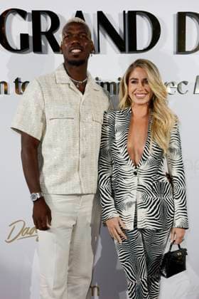 Internationale Filmfestspiele von Cannes, Le Grand Diner-Dadju Cannes - Le Grand Diner-Dadju At Carlton Paul Pogba, Maria Zulay Pogba Salaues arrive to Hotel Carlton Beach to attending Le Grand Diner-Dadju ahead the 78th annual Cannes Film Festival on May 17, 2025 in Cannes, France. Photo by Marco Piovanotto ABACAPRESS.COM Cannes France  Copyright: xPiovanottoxMarco ABACAx