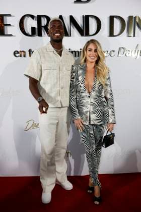 Internationale Filmfestspiele von Cannes, Le Grand Diner-Dadju Cannes - Le Grand Diner-Dadju At Carlton Paul Pogba, Maria Zulay Pogba Salaues arrive to Hotel Carlton Beach to attending Le Grand Diner-Dadju ahead the 78th annual Cannes Film Festival on May 17, 2025 in Cannes, France. Photo by Marco Piovanotto ABACAPRESS.COM Cannes France  Copyright: xPiovanottoxMarco ABACAx