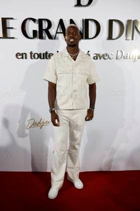 Internationale Filmfestspiele von Cannes, Le Grand Diner-Dadju Cannes - Le Grand Diner-Dadju At Carlton Paul Pogba, Maria Zulay Pogba Salaues arrive to Hotel Carlton Beach to attending Le Grand Diner-Dadju ahead the 78th annual Cannes Film Festival on May 17, 2025 in Cannes, France. Photo by Marco Piovanotto ABACAPRESS.COM Cannes France  Copyright: xPiovanottoxMarco ABACAx