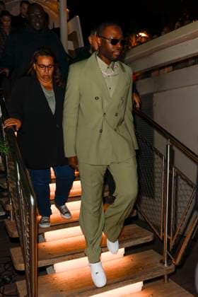 Internationale Filmfestspiele von Cannes, Le Grand Diner-Dadju Cannes - Le Grand Diner-Dadju At Carlton Dadju Djuna Nsungula arrives to Hotel Carlton Beach to attending Le Grand Diner-Dadju ahead the 78th annual Cannes Film Festival on May 17, 2025 in Cannes, France. Photo by Marco Piovanotto ABACAPRESS.COM Cannes France  Copyright: xPiovanottoxMarco ABACAx
