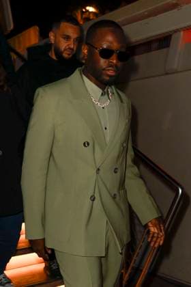 Internationale Filmfestspiele von Cannes, Le Grand Diner-Dadju Cannes - Le Grand Diner-Dadju At Carlton Dadju Djuna Nsungula arrives to Hotel Carlton Beach to attending Le Grand Diner-Dadju ahead the 78th annual Cannes Film Festival on May 17, 2025 in Cannes, France. Photo by Marco Piovanotto ABACAPRESS.COM Cannes France  Copyright: xPiovanottoxMarco ABACAx