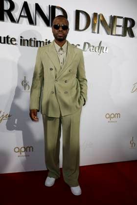Internationale Filmfestspiele von Cannes, Le Grand Diner-Dadju Cannes - Le Grand Diner-Dadju At Carlton Dadju Djuna Nsungula arrives to Hotel Carlton Beach to attending Le Grand Diner-Dadju ahead the 78th annual Cannes Film Festival on May 17, 2025 in Cannes, France. Photo by Marco Piovanotto ABACAPRESS.COM Cannes France  Copyright: xPiovanottoxMarco ABACAx