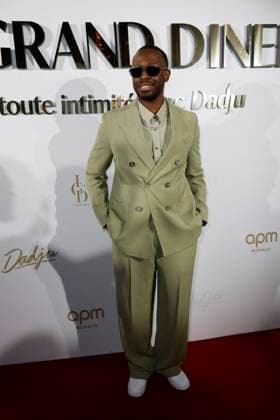 Internationale Filmfestspiele von Cannes, Le Grand Diner-Dadju Cannes - Le Grand Diner-Dadju At Carlton Dadju Djuna Nsungula arrives to Hotel Carlton Beach to attending Le Grand Diner-Dadju ahead the 78th annual Cannes Film Festival on May 17, 2025 in Cannes, France. Photo by Marco Piovanotto ABACAPRESS.COM Cannes France  Copyright: xPiovanottoxMarco ABACAx