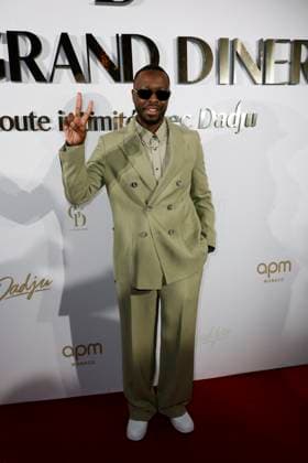 Internationale Filmfestspiele von Cannes, Le Grand Diner-Dadju Cannes - Le Grand Diner-Dadju At Carlton Dadju Djuna Nsungula arrives to Hotel Carlton Beach to attending Le Grand Diner-Dadju ahead the 78th annual Cannes Film Festival on May 17, 2025 in Cannes, France. Photo by Marco Piovanotto ABACAPRESS.COM Cannes France  Copyright: xPiovanottoxMarco ABACAx
