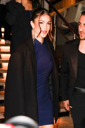 Internationale Filmfestspiele von Cannes, Le Grand Diner-Dadju Cannes - Iris Mittenaere And Antoine Dupont At Le Grand Diner-Dadju At Carlton Iris Mittenaere, Antoine Dupont arrive to Hotel Carlton Beach to attending Le Grand Diner-Dadju ahead the 78th annual Cannes Film Festival on May 17, 2025 in Cannes, France. Photo by Marco Piovanotto ABACAPRESS.COM Cannes France  Copyright: xPiovanottoxMarco ABACAx