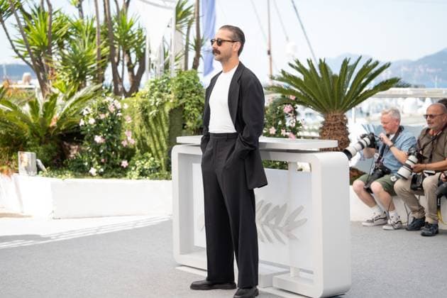 Shia LaBeouf poses during the Slauson Rec photocall at the 78th annual Cannes Film Festival at Palais des Festivals in Cannes, France, on May 18, 2025.  Copyright: xLucaxCarlinox originalFilename: carlino-notitle250518_npd5A.jpg