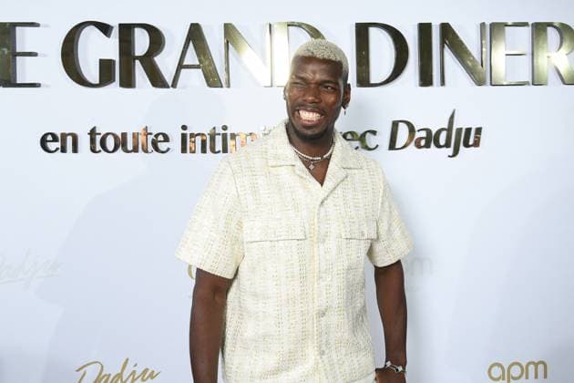 Le Grand Diner en toute intimite avec Dadju Paul Pogba at the photocall of Le Grand Diner en toute intimite with Dadju on the beach of the Carlton Hotel during the 78th Cannes International Film Festival, France, May 17, 2025 Lionel Urman Bestimage  Copyright: xLIONELxURMANxx xBESTIMAGExLIONELxURMANxx xBESTIMAGEx
