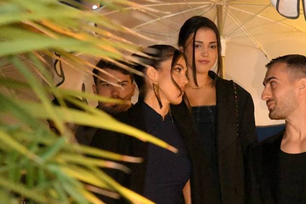 Le Grand Diner en toute intimite with Dadju Antoine Dupont and former Miss France Iris Mittenaere at the photocall of Le Grand Diner en toute intimite with Dadju on the beach of the Carlton Hotel during the 78th Cannes International Film Festival, France, May 17, 2025 Lionel Urman Bestimage  Copyright: xLIONELxURMANxx xBESTIMAGExLIONELxURMANxx xBESTIMAGEx