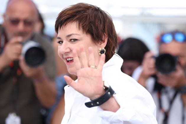 Cannes - Die My Love Photocall Lynne Ramsay posing during the Die My Love photocall at the 78th annual Cannes Film Festival at Palais des Festivals on May 18, 2025 in Cannes, France. Photo by Jerome Domine ABACAPRESS.COM Cannes France  Copyright: xDominexJerome ABACAx