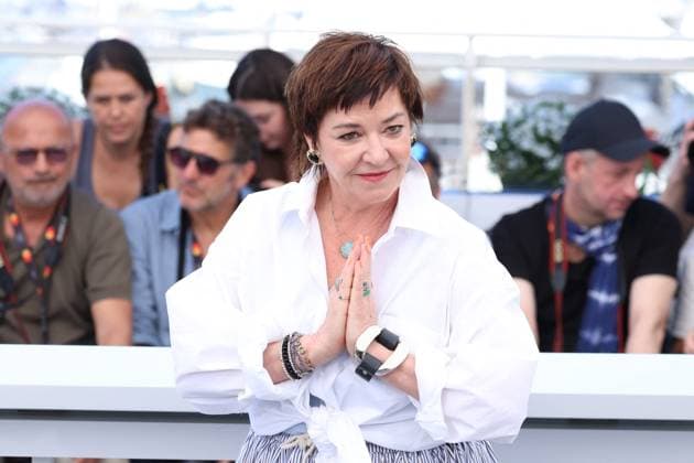 Cannes - Die My Love Photocall Lynne Ramsay posing during the Die My Love photocall at the 78th annual Cannes Film Festival at Palais des Festivals on May 18, 2025 in Cannes, France. Photo by Jerome Domine ABACAPRESS.COM Cannes France  Copyright: xDominexJerome ABACAx
