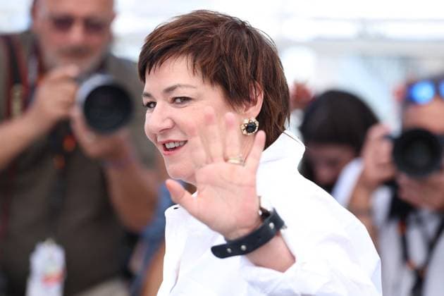 Cannes - Die My Love Photocall Lynne Ramsay posing during the Die My Love photocall at the 78th annual Cannes Film Festival at Palais des Festivals on May 18, 2025 in Cannes, France. Photo by Jerome Domine ABACAPRESS.COM Cannes France  Copyright: xDominexJerome ABACAx